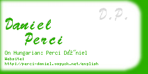 daniel perci business card